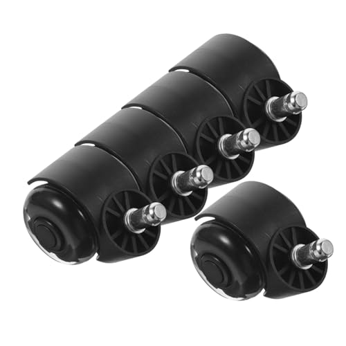 FONDOTIN 5 Stück Teiliges Transparente Pu bürostuhlrollen für Zuhause Büro drehstühle Geräuscharm Robust Flexibel Drehbar Kompatibel mit Gaming Chefsesseln von FONDOTIN