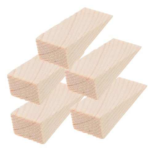 FONDOTIN 5 Stück Teiliges Türkeil aus Robustem Holz Rutschfester Dreieck Wedge für Haustüren und Zimmertüren Stabiler Türhalter ohne Bodenschäden Geeignet für Teppich Holz Fliesen im FONDOTIN 5 Stück Teiliges Türkeil aus Robustem Holz Rutschfester Dreieck Wedge für Haustüren und Zimmertüren Stabiler Türhalter ohne Bodenschäden Geeignet für Teppich Holz Fliesen im von FONDOTIN
