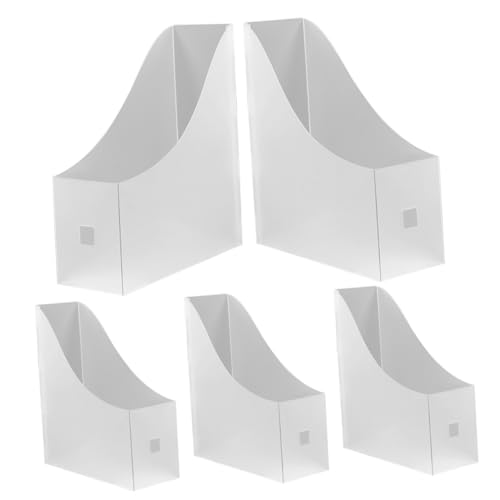 FONDOTIN 5 Stück Teiliges Vertikaler Aktenhalter aus Transparent Mattem Kunststoff Moderner Schreibtisch Organizer für Büro und Schule Praktisches Dokumentenregal zur Übersichtlichen FONDOTIN 5 Stück Teiliges Vertikaler Aktenhalter aus Transparent Mattem Kunststoff Moderner Schreibtisch Organizer für Büro und Schule Praktisches Dokumentenregal zur Übersichtlichen von FONDOTIN