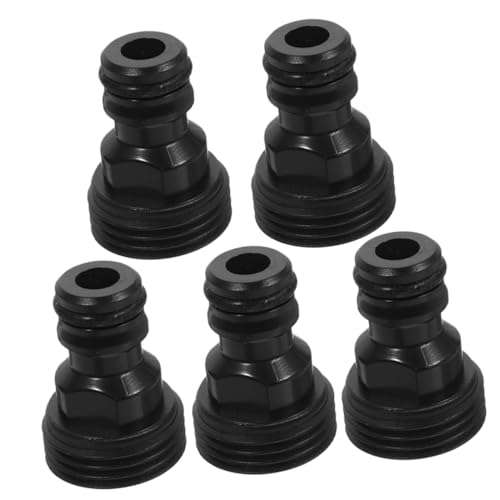 FONDOTIN 5 Stück Teiliges Wasserhahn zu Schlauchanschluss Schnellkupplung für Gartenschläuche Waschmaschinen und Küchenarmaturen Langlebig Gefertigt von FONDOTIN