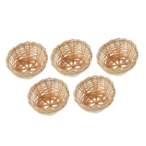 FONDOTIN 5 Stücke Vogelnest Für Haken Nest Vögel Wellensittich Nest Sittich Nymphensittich Handgemachte Vogelnest Papageiennest Hängende Holz FONDOTIN 5 Stücke Vogelnest Für Haken Nest Vögel Wellensittich Nest Sittich Nymphensittich Handgemachte Vogelnest Papageiennest Hängende Holz von FONDOTIN