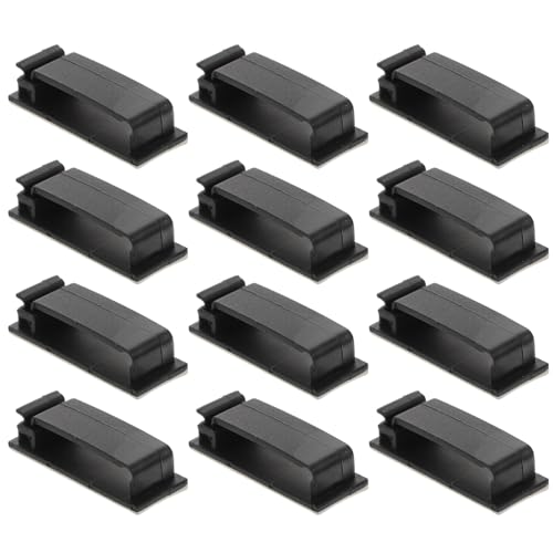FONDOTIN 50 Stück Kabelorganizer Selbstklebende Kabelfixierung Clips für Effektives Kabelmanagement für Schreibtisch Wände und Möbel Stark Haftend und Installieren Hält und USB Kabel FONDOTIN 50 Stück Kabelorganizer Selbstklebende Kabelfixierung Clips für Effektives Kabelmanagement für Schreibtisch Wände und Möbel Stark Haftend und Installieren Hält und USB Kabel von FONDOTIN