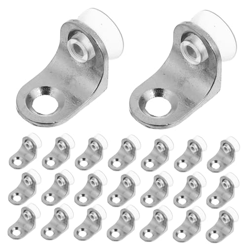 FONDOTIN 50 Stück Metall Regalbodenträger mit Saugnapf Eckstrebe Halter für Einlegeböden Küchen und Schrankhalterung Stabile Einfache Montage Vielseitig für Schränke Bücherregale Geeignet von FONDOTIN