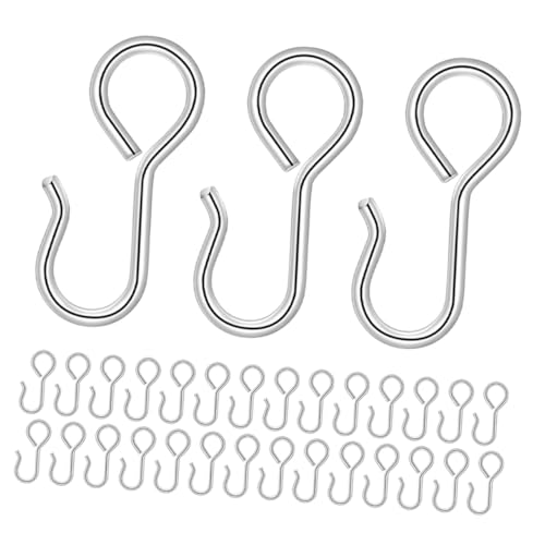 FONDOTIN 50 Stück Metall S haken für Autositzbezüge Stabile Befestigung Rostfrei Vielseitig Einsetzbar zur Effizienten Raumorganisation im Auto Einfach zu Verwenden FONDOTIN 50 Stück Metall S haken für Autositzbezüge Stabile Befestigung Rostfrei Vielseitig Einsetzbar zur Effizienten Raumorganisation im Auto Einfach zu Verwenden von FONDOTIN