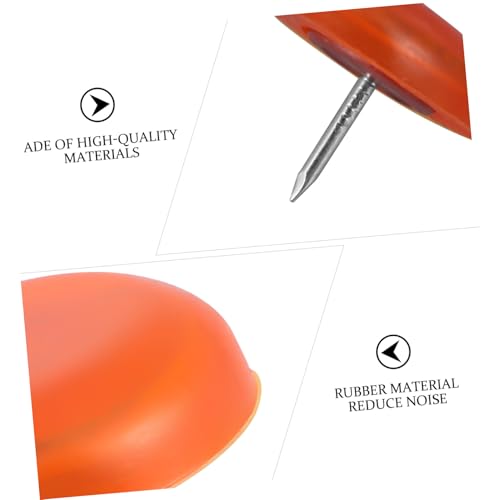 FONDOTIN 50 Stück Möbelgleiter mit Metallnägeln rutschfeste Gummipads Strapazierfähiger Bodenschutz für Stuhl Tisch und Schrankfüße Kratzfest Geräuscharm Geeignet für Holz und Gartenmöbel FONDOTIN 50 Stück Möbelgleiter mit Metallnägeln rutschfeste Gummipads Strapazierfähiger Bodenschutz für Stuhl Tisch und Schrankfüße Kratzfest Geräuscharm Geeignet für Holz und Gartenmöbel von FONDOTIN