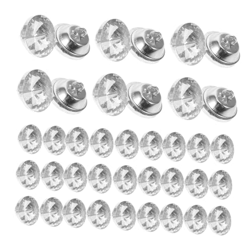 FONDOTIN 50 Stück Teiliges Acrylknopf für Polstermöbel Dekorative Kristallknöpfe für Kopfteil Vielseitige DIY Bastelknöpfe für Sofa Couch Kleidung und Heimdekoration FONDOTIN 50 Stück Teiliges Acrylknopf für Polstermöbel Dekorative Kristallknöpfe für Kopfteil Vielseitige DIY Bastelknöpfe für Sofa Couch Kleidung und Heimdekoration von FONDOTIN