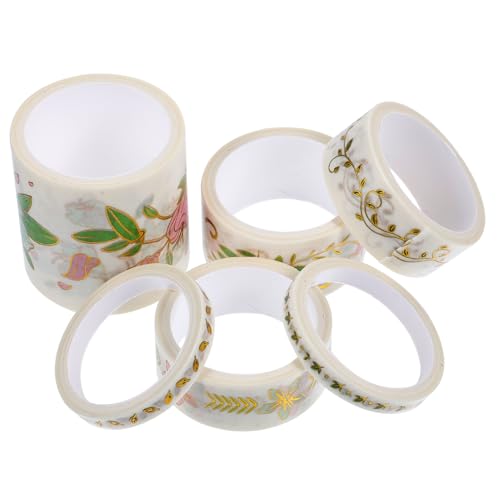 FONDOTIN 6 Rollen Kreatives Washi Tape mit Stilvollen Bunten Mustern für DIY Bastelprojekte Scrapbooking und Planer Vielseitig Einsetzbar Selbstklebend und Langlebig FONDOTIN 6 Rollen Kreatives Washi Tape mit Stilvollen Bunten Mustern für DIY Bastelprojekte Scrapbooking und Planer Vielseitig Einsetzbar Selbstklebend und Langlebig von FONDOTIN