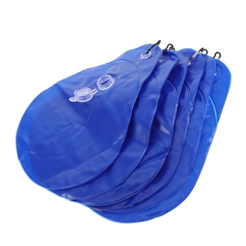 FONDOTIN 6 Stück Hängetasche für Schwimmbadabdeckung Gegengewicht zur Poolabdeckung PVC-Poolplanen Poolabdeckungsgewichte für oberirdische Pools Wassergewichtsbeutel Tarp-Tasche Blau von FONDOTIN