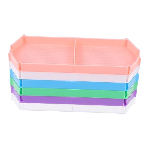 FONDOTIN 6 Stück Teiliges Diamant Malerei Perlen Sortier Tabletts DIY Werkzeug für Strass Kunst Geeignet für Diamantformen Einfache Handhabung und Strukturierte Anordnung von FONDOTIN