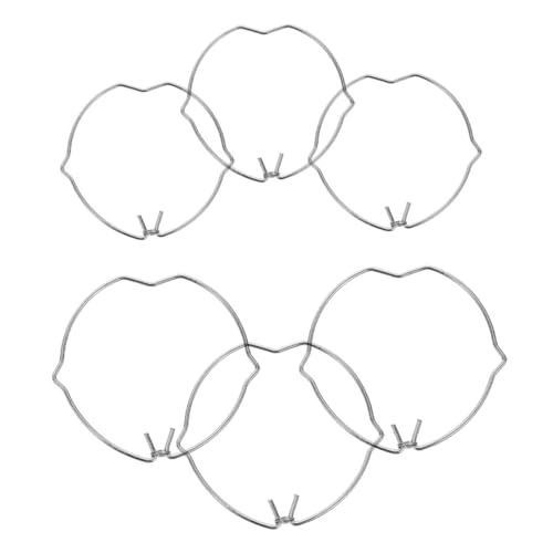 FONDOTIN 6 Stück Teiliges Federklemmen für Einbauleuchten Korrosionsbeständige Metallclips mit Hoher Elastizität Sichere Befestigung für Deckenleuchten im Wohnbereich Büro und Gewerbe von FONDOTIN