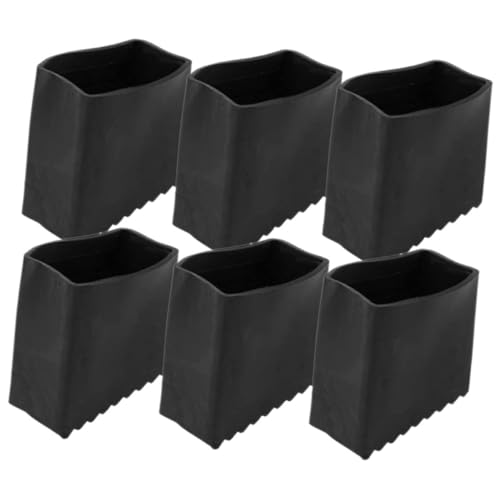 FONDOTIN 6 Stück Teiliges Gummifüße für Leiter Rutschfeste Leiterfüße Ersatzleiterabdeckungen Langlebige Leiterfüße Pads für Haushalts und Klappleitern Boden und Leiter Schutz von FONDOTIN