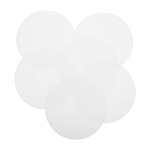 FONDOTIN 6 Stück Teiliges PC Lichtdiffusor Abdeckungen für LED Einbau strahler Runde Deckenlampen Diffusionsplatten Blendfreie Downlight Schattierung Einfache Montage Langlebige von FONDOTIN