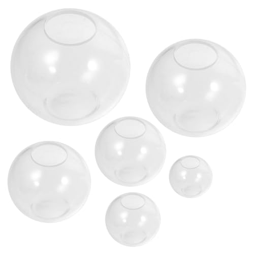 FONDOTIN 6 Stück Teiliges Silikonform Kugelförmig DIY Resin Harzform Ball Silikon Gießform für Kristallkugel Schmuckherstellung Handwerk Zubehör von FONDOTIN
