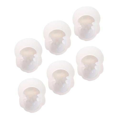 FONDOTIN 6 Stück Teiliges Silikonform Schädelkopf Form Flexible DIY Schmuckherstellung Material Langlebig und Verformungsfest für Kreative Bastelprojekte und Geschenkideen FONDOTIN 6 Stück Teiliges Silikonform Schädelkopf Form Flexible DIY Schmuckherstellung Material Langlebig und Verformungsfest für Kreative Bastelprojekte und Geschenkideen von FONDOTIN