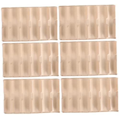FONDOTIN 6 Stück Teiliges Weinflaschenregal aus Stoßfestem Papier Stabiler Weinhalter für Verpackungsbox Praktisches Weinlagergestell für Hotels Bars Restaurants und Geschenkidee FONDOTIN 6 Stück Teiliges Weinflaschenregal aus Stoßfestem Papier Stabiler Weinhalter für Verpackungsbox Praktisches Weinlagergestell für Hotels Bars Restaurants und Geschenkidee von FONDOTIN
