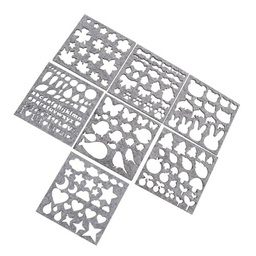 FONDOTIN 7 Stück Teiliges Nadelfilzen Schablonen für Anfänger Filzform DIY Handwerk Langlebige Chemische Faser Einfach zu Bedienen Geeignet für Filzwolle und Kreative Bastelprojekte mit FONDOTIN 7 Stück Teiliges Nadelfilzen Schablonen für Anfänger Filzform DIY Handwerk Langlebige Chemische Faser Einfach zu Bedienen Geeignet für Filzwolle und Kreative Bastelprojekte mit von FONDOTIN