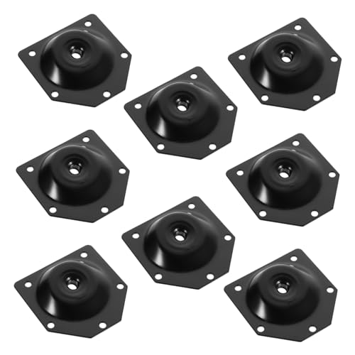 FONDOTIN 8 Stück Teiliges Abgewinkelte Möbelbein Montageplatten aus Korrosionsbeständigem Eisen Schräge Robuste Befestigung für Sofa Couch und Sitzmöbel ohne Schrauben FONDOTIN 8 Stück Teiliges Abgewinkelte Möbelbein Montageplatten aus Korrosionsbeständigem Eisen Schräge Robuste Befestigung für Sofa Couch und Sitzmöbel ohne Schrauben von FONDOTIN