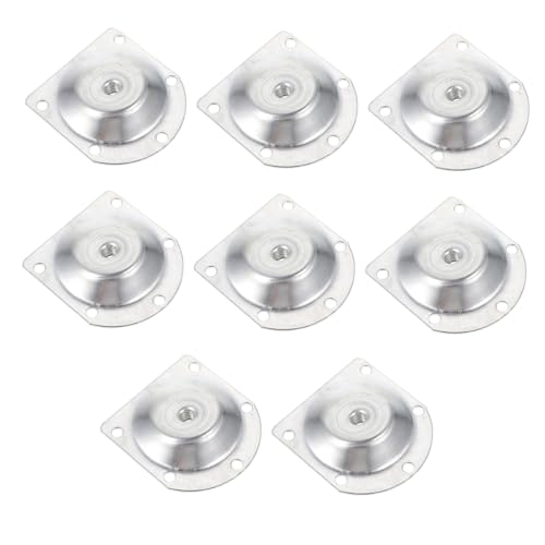 FONDOTIN 8 Stück Teiliges Abgewinkelte Montageschraubenplatten für Möbelbeine Stabile Befestigung für Sofabeine Runde Tischbein Halterung Neigung Schutz und Verstärkung von Möbeln von FONDOTIN