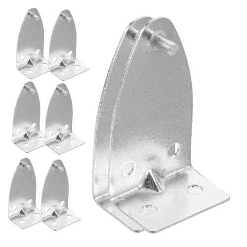 FONDOTIN 8 Stück Teiliges Metall Haltebügel für Jalousien Mini Blind Halterung zur Befestigung von Fensterrollos und Vorhängen Passend für Wohn Schlaf und Arbeitszimmer Rostfrei und von FONDOTIN