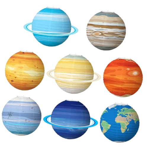 FONDOTIN 8 Stück Teiliges Planeten Papierlaternen Bunte Sternenhimmel Laternen Weltraum Dekoration für Kindergeburtstag Sonnensystem Party Zubehör Langlebige Papierlampions für Innenräume FONDOTIN 8 Stück Teiliges Planeten Papierlaternen Bunte Sternenhimmel Laternen Weltraum Dekoration für Kindergeburtstag Sonnensystem Party Zubehör Langlebige Papierlampions für Innenräume von FONDOTIN
