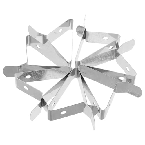 FONDOTIN 8 Stück Teiliges Thermometer Clip Halter aus Temperatursonden Clips für Kaffee Bbq und Fritteuse Hohe Hitzebeständigkeit Durchmesser für Sicheres Kochen und Vielseitige Verwendung von FONDOTIN