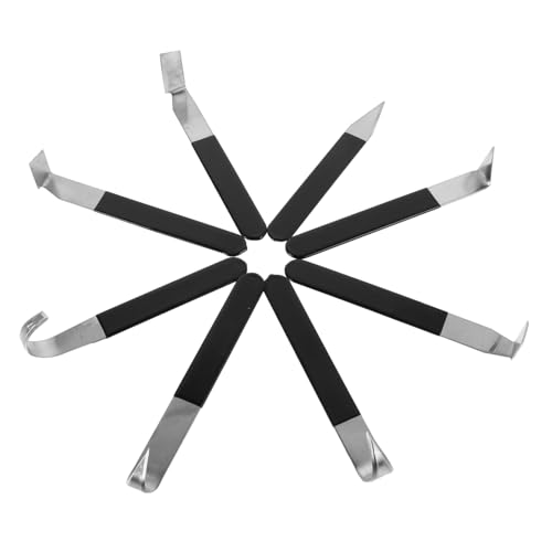 FONDOTIN 8 Teiliges Embryo Reparaturmesser Ton Bildhauerschneider Metall Töpferei Ton Schnitzwerkzeuge Töpfer Hand Bildhauerwerkzeuge Metall Töpferei Schnitzwerkzeuge Töpfer von FONDOTIN