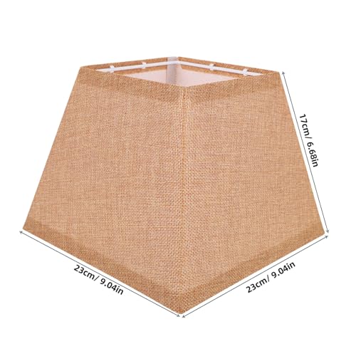 FONDOTIN Abnehmbarer Stoff Lampenschirm in Trapezförmigem Design Dekorativer Ersatzschirm für Tischlampe Einfache Montage Robustes Verschleißfestes Material Geeignet für Schlafzimmer und FONDOTIN Abnehmbarer Stoff Lampenschirm in Trapezförmigem Design Dekorativer Ersatzschirm für Tischlampe Einfache Montage Robustes Verschleißfestes Material Geeignet für Schlafzimmer und von FONDOTIN