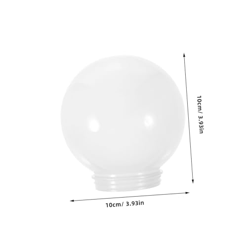 FONDOTIN Acryl Kugel Lampenschirm Outdoor Lampenabdeckung Ersatz Lampenschirm für Garten Wandleuchte Modernes Design von FONDOTIN
