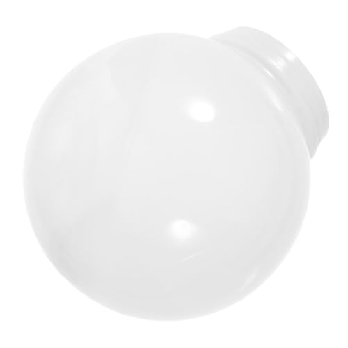 FONDOTIN Acryl Lampenschirm Kugelform Ø Deckt Schutzschirm für Pendelleuchte Außen Wandlampe Elegantes Warmes Licht Wetterfest Modernes Design von FONDOTIN