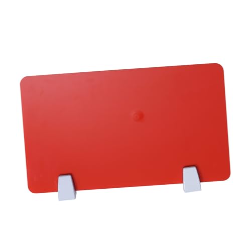 FONDOTIN Acryl Trennwand Schreibtisch Orangetöne Praktische Büro Desktop Abtrennung Testschutz Sichtschutz für Schule und Arbeitsplatz von FONDOTIN