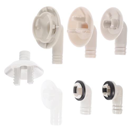 FONDOTIN Air Conditioner Drain Connector Teilig Winkel Adapter mit Gummiring Kondensatanschluss Kompatibel für Split und Fenstergeräte Wetterbeständig von FONDOTIN