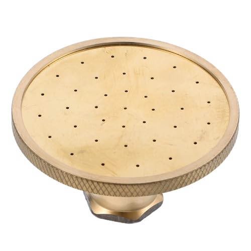 FONDOTIN Antike Messing Handbrause Vintage Duschkopf Einzelsprühstrahl Wassersparend Einfache Montage Klassischer Stil für Badezimmer Dekor Passform von FONDOTIN
