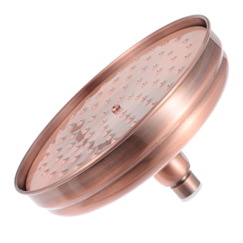 FONDOTIN Antiker Kupfer Duschkopf mit Silikon Düsen Einfach zu Montierender Bad Duschkopf Stilvolles Design Langlebiger Vollkupfer Sprinkler für Modernes Badezimmer FONDOTIN Antiker Kupfer Duschkopf mit Silikon Düsen Einfach zu Montierender Bad Duschkopf Stilvolles Design Langlebiger Vollkupfer Sprinkler für Modernes Badezimmer von FONDOTIN