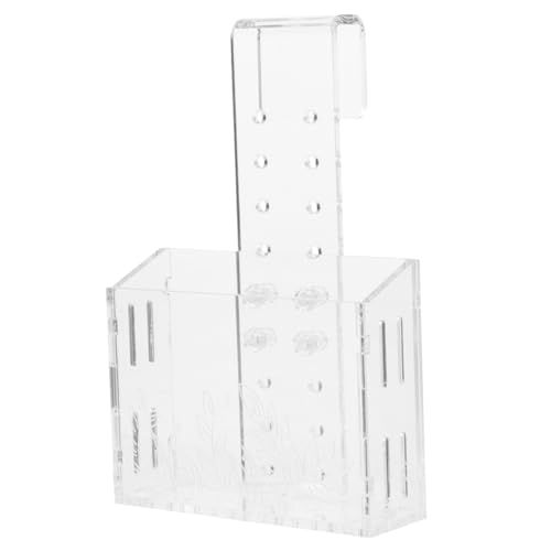 FONDOTIN Aquarium Pflanzbecher Groß Wasserpflanzenhalter mit Saugnapf Leichter Aquarium Pflanzenkübel zur Frischen Wasserhaltung und Gesunder Wurzelentwicklung Dekoratives für Fischbecken von FONDOTIN