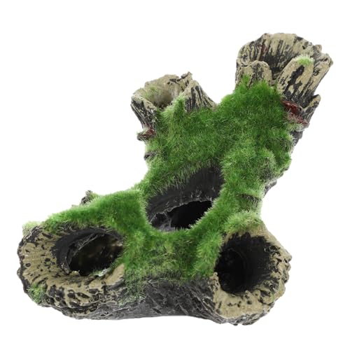 FONDOTIN Aquarium Resin Höhle mit Moos Natürliche Fischversteck Dekoration Harz Landschaft für Fischbecken Mehrfarbiges Aquarium Ornament Vielseitig für Gartendeko und Tischschmuck FONDOTIN Aquarium Resin Höhle mit Moos Natürliche Fischversteck Dekoration Harz Landschaft für Fischbecken Mehrfarbiges Aquarium Ornament Vielseitig für Gartendeko und Tischschmuck von FONDOTIN