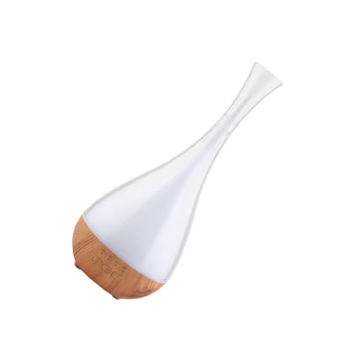 FONDOTIN Aromatherapie Diffuser mit Holzmaserung Tragbarer Aroma Diffusor und Home Humidifier Leiser Vibrations Luftbefeuchter mit Farbwechsel LED für Wohnzimmer Kinderzimmer Auto von FONDOTIN