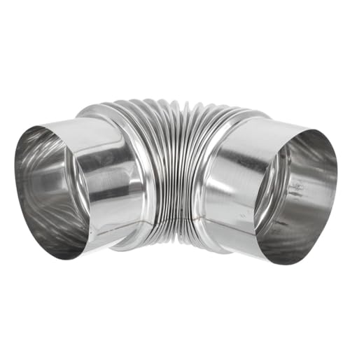 FONDOTIN Auspuffrohr Flexible Abgasleitung Für Einfache Installation Glatte Oberfläche Für Garten von FONDOTIN