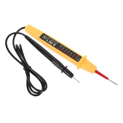 FONDOTIN Automotive Spannungsprüfer Elektrischer Stromprüfer für Kfz Wartung Präziser Spannungstester Leichtes Design Einfache Einhandbedienung Vielseitig für Kabel Schaltkreisprüfung FONDOTIN Automotive Spannungsprüfer Elektrischer Stromprüfer für Kfz Wartung Präziser Spannungstester Leichtes Design Einfache Einhandbedienung Vielseitig für Kabel Schaltkreisprüfung von FONDOTIN