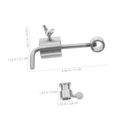 FONDOTIN BBQ Rotisserie Gewicht Grillspieß Balancegewicht mit Stopper für Stabile Drehspießbefestigung Grillzubehör für Gasgrill und Outdoor Barbecue von FONDOTIN