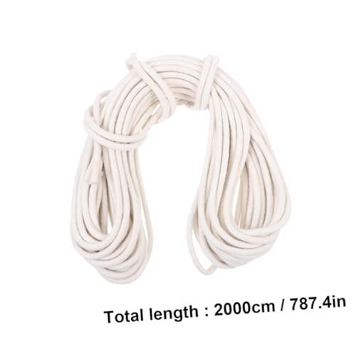 FONDOTIN Baumwollseil Geflochtenes Flaggenmast Zugseil Langlebig Vielseitig für Fahnenmast Zubehör Wäscheleine Camping Basteln Outdoor Nutzung von FONDOTIN