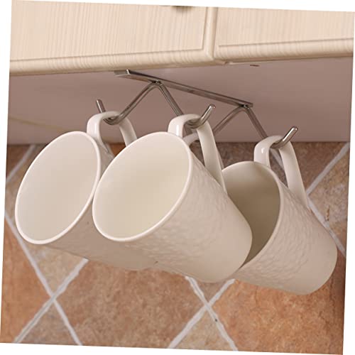 FONDOTIN Becherhalter ohne Bohren Stabiles Cup Organizer Regal mit Haken Platzsparender Aufbewahrungsständer für Küche und Bad Wandmontierter Tassenhalter für Kaffeetassen und Zubehör FONDOTIN Becherhalter ohne Bohren Stabiles Cup Organizer Regal mit Haken Platzsparender Aufbewahrungsständer für Küche und Bad Wandmontierter Tassenhalter für Kaffeetassen und Zubehör von FONDOTIN