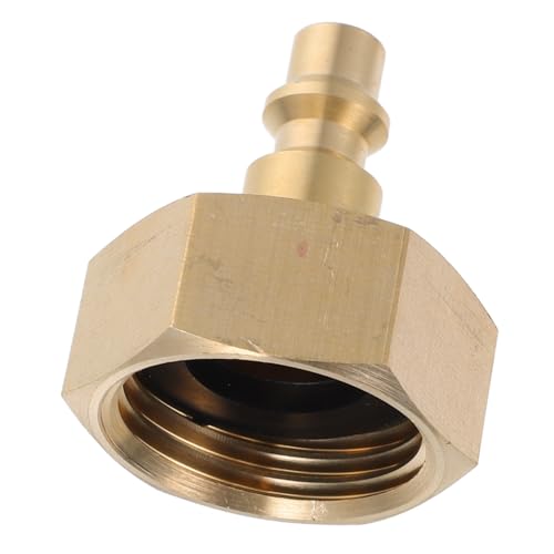 FONDOTIN Blasadapter Luftschlauch Zum Gartenschlauchadapter Rv Externe Adapter Wohnmobil-schnellanschluss-wasserschlauch Externer Adapter Wohnmobil-Adapter Camper Blow Out Adapter Kupfer von FONDOTIN