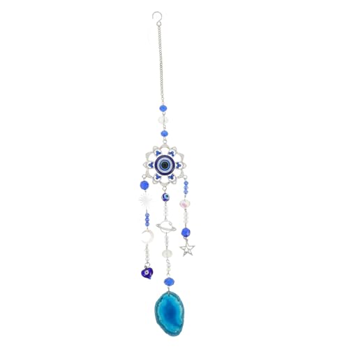 FONDOTIN 1stücke Evil Eye Suncatcher Metall Hängende Dekoration Für Fenster Und Garten Design Mit Schimmerndem Kristall Für Und Gartendekoration von FONDOTIN