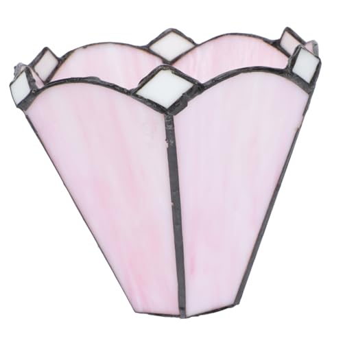 FONDOTIN Bunter Glas Lampenschirm Deckenleuchte Fassung Langlebiger Robuster Lampenschirm Einfaches Design Dekoratives Lichtzubehör für Wohnzimmer Schlafzimmer FONDOTIN Bunter Glas Lampenschirm Deckenleuchte Fassung Langlebiger Robuster Lampenschirm Einfaches Design Dekoratives Lichtzubehör für Wohnzimmer Schlafzimmer von FONDOTIN