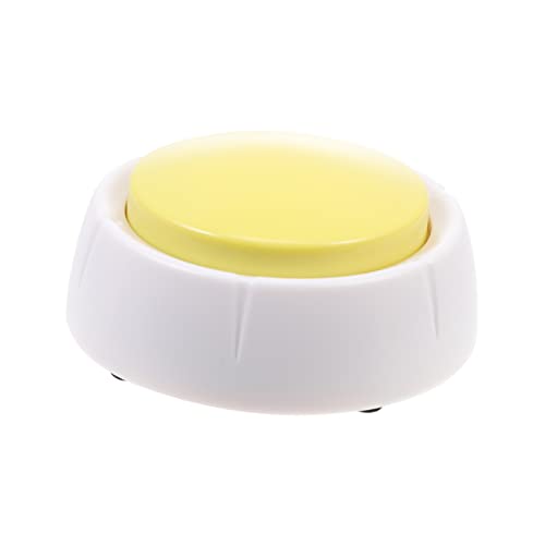 FONDOTIN Dog Recorder Button Kommunikationsknopf Mit Aufnahmefunktion Interaktives Trainingsspielzeug Für Hunde Einfache Sprachaufzeichnung Praktisch Und Langlebig Batterie von FONDOTIN