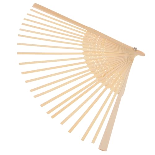 FONDOTIN DIY Faltfächerrahmen Tragbarer Handfächer für Individuelles Basteln Leichter und Sicherer Fächerrahmen für Wanddekoration und Originalfarbe ohne Fächerblatt FONDOTIN DIY Faltfächerrahmen Tragbarer Handfächer für Individuelles Basteln Leichter und Sicherer Fächerrahmen für Wanddekoration und Originalfarbe ohne Fächerblatt von FONDOTIN