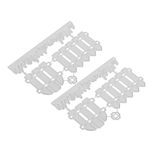 FONDOTIN DIY Schneideform Aus Kohlenstoffstahl Für Zaun Rasenprägung Einfache Anwendung Für Scrapbooking Und Kartenherstellung von FONDOTIN