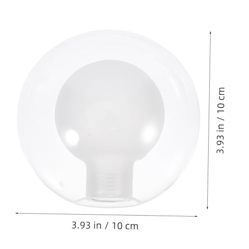 FONDOTIN Dekorativer Glas Lampenschirm Kugel Øcm Milchglas Ersatz Lampenabdeckung für Deckenlampe Pendelleuchte Einfache Montage für Wohnzimmer Schlafzimmer Esszimmer FONDOTIN Dekorativer Glas Lampenschirm Kugel Øcm Milchglas Ersatz Lampenabdeckung für Deckenlampe Pendelleuchte Einfache Montage für Wohnzimmer Schlafzimmer Esszimmer von FONDOTIN