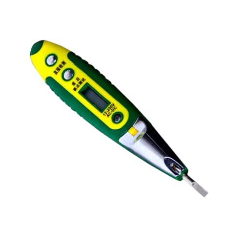 FONDOTIN Digitaler LED Teststift mit Spannungs und Strommessung Multifunktionaler Induktionserkennung Tragbarer Elektrischer Prüfpen mit Klarem Display für Elektriker und Elektroarbeiten FONDOTIN Digitaler LED Teststift mit Spannungs und Strommessung Multifunktionaler Induktionserkennung Tragbarer Elektrischer Prüfpen mit Klarem Display für Elektriker und Elektroarbeiten von FONDOTIN