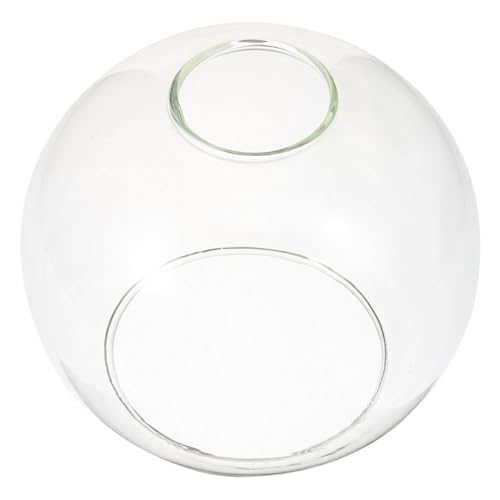 FONDOTIN Doppelöffnung Glaskugel Lampenschirm Rund Ersatz Lampenschirm Pendelleuchte Deckenleuchte Transparent Vintage Glas Leuchtenschirm mit Einfacher Reinigung und Leichter FONDOTIN Doppelöffnung Glaskugel Lampenschirm Rund Ersatz Lampenschirm Pendelleuchte Deckenleuchte Transparent Vintage Glas Leuchtenschirm mit Einfacher Reinigung und Leichter von FONDOTIN
